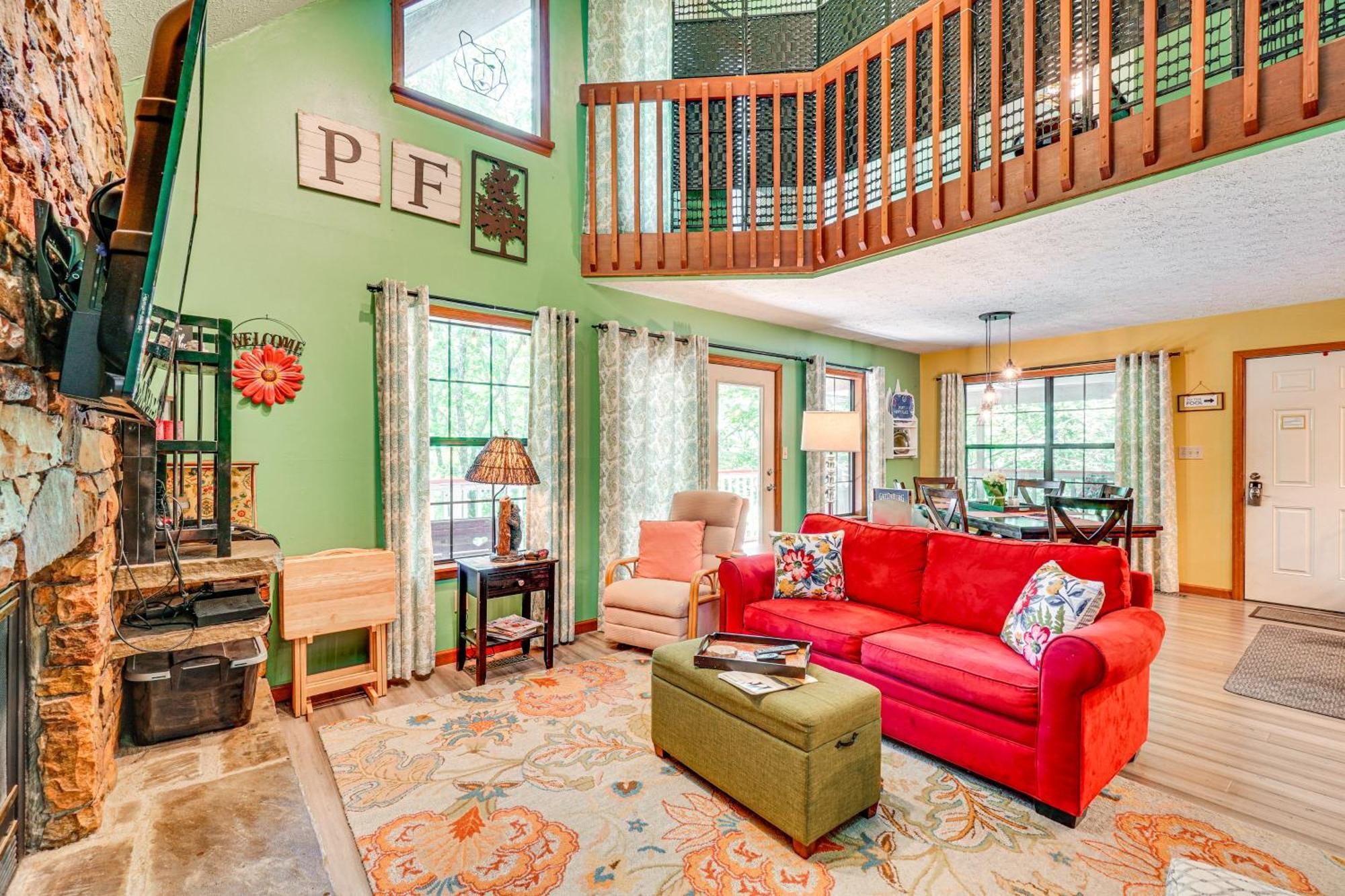 Smoky Mountain Cabin With Deck And Hot Tub! Pigeon Forge Zewnętrze zdjęcie
